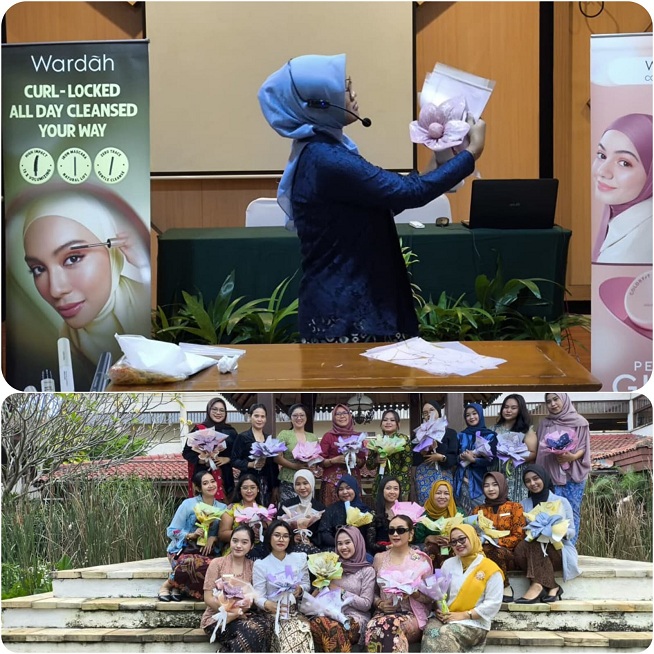 Lorin Group Solo Rayakan Hari Kartini Bikin Buket Bunga dari Hijab